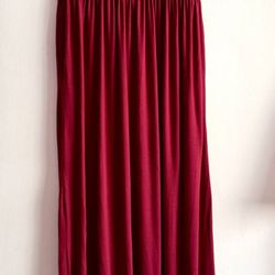 Red Maxi Dress, Medium 