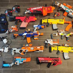 Nerf Gun Collection And 2 Laser Tag 