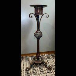 Vintage Wrought Iron Candle/Plant Stand