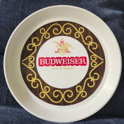 Budweiser Serving Tray 13" plastic