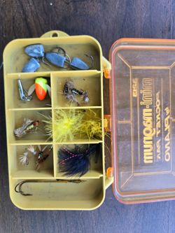 Plano Pocket Pak Tackle Box with Flys And Jigs