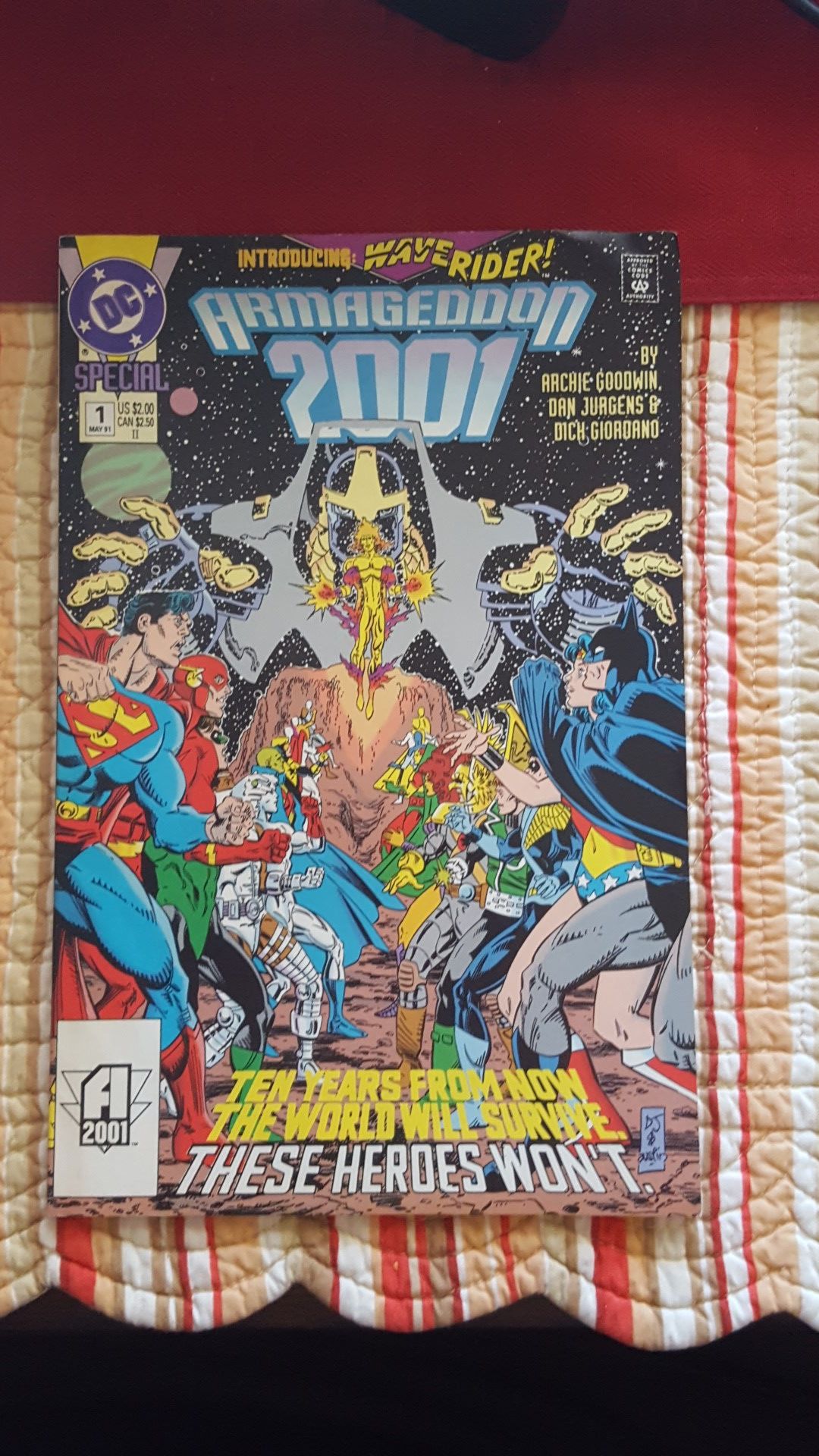 2001 DC Armageddon comic book