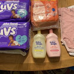 Baby Girl Baby Shower Gift Set $25