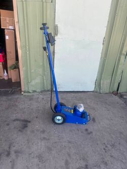 22-Ton Blue Air Hydraulic Steel Floor Lift Jack