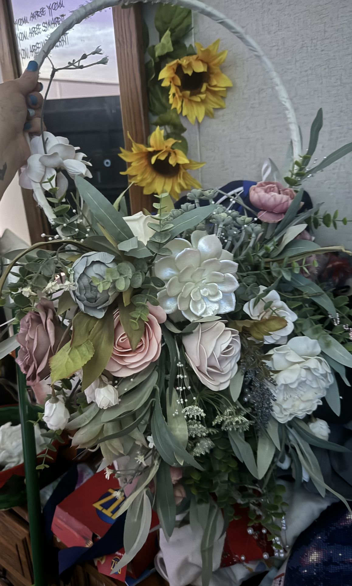 Hooped Wedding Bouquet 