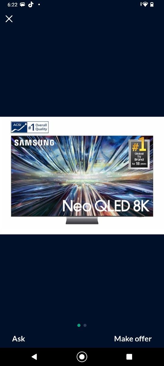 SAMSUNG 85"INCH NEO QLED 8K Q900D