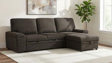 New sectional brown sleeper
