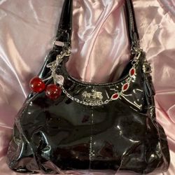 Coach Patent Leather Shoulder Bag 