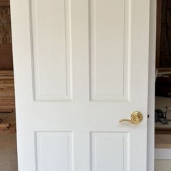 7 Solid 6-Panel Interior Doors – Excellent Condition