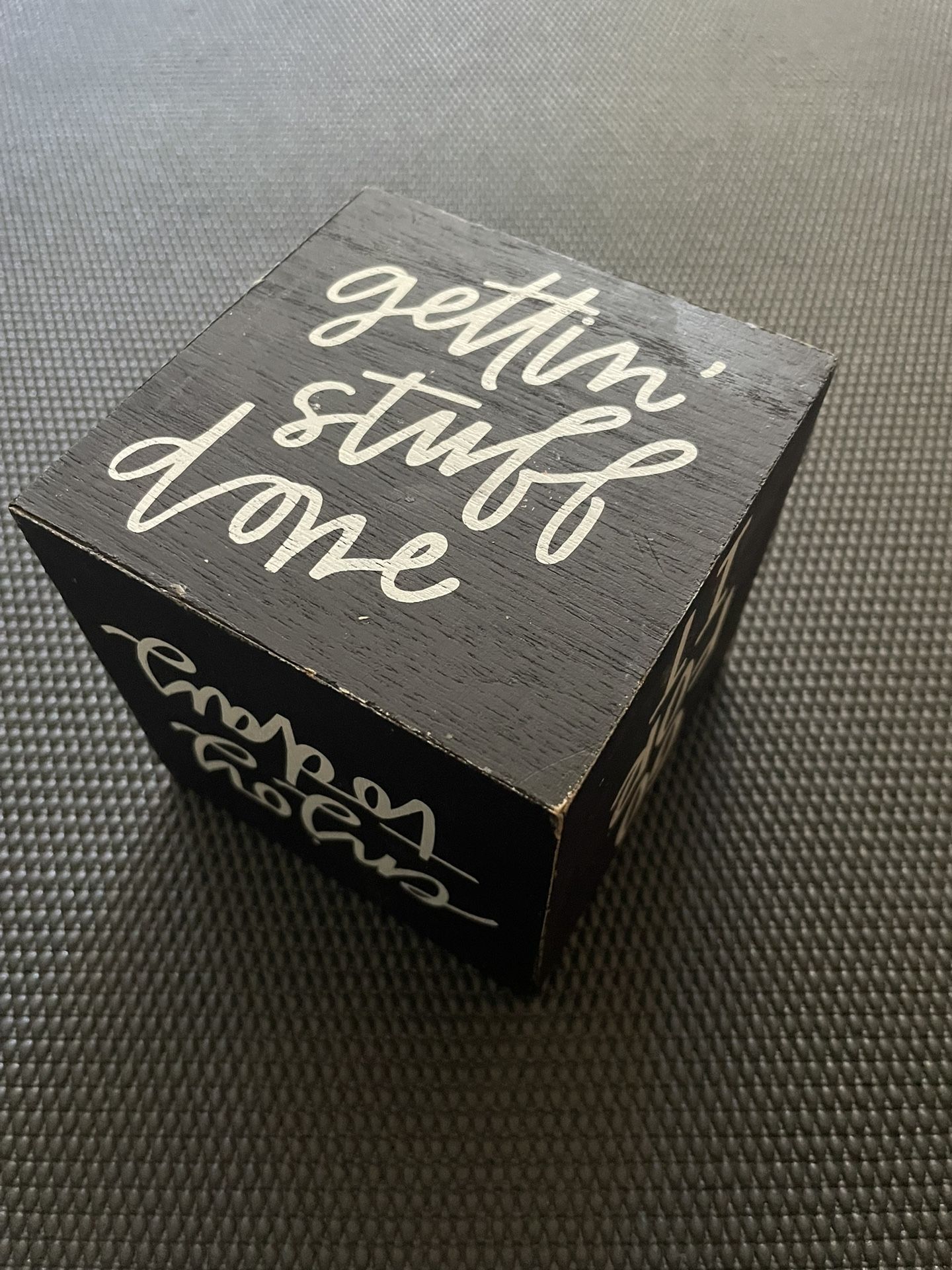 MOTIVATIONAL BLOCK - RUSTIC