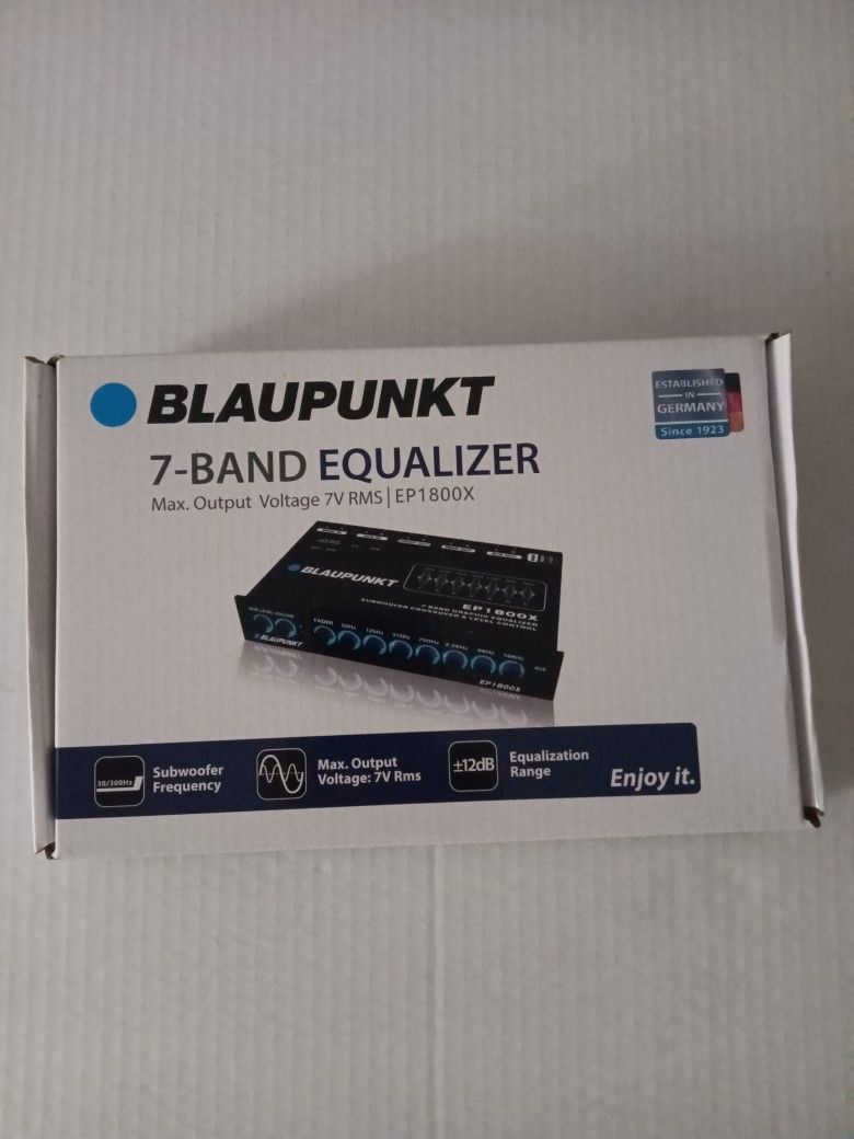 Blaupunkt Equalizer Brand New In The Box