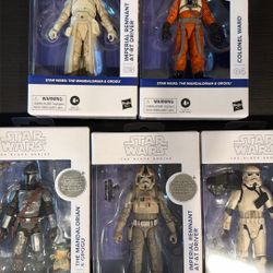 Star Wars Black Series First Edition Mandalorian and Grogu Set