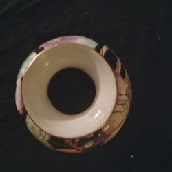 Boudoir Bud Vase Toyo Famille  Nori Floral Pottery 