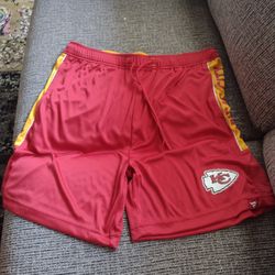 Nfl Kansas City Chiefs Men's Shorts Size Large Brand New With Tags 