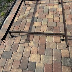 Iron frame for bed, full 75 Inches long and 53 Inches Wide.