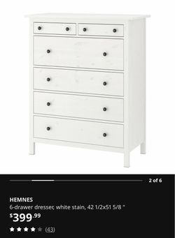 BRAND NEW DRESSER (white)