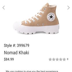 Womens Converse  All Star Hi Sneaker - New In Box