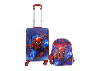 NEW! Spiderman Character Backpack and Luggage Set