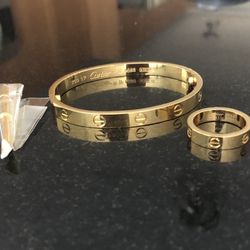 High Quality Bracelet And Ring Set 