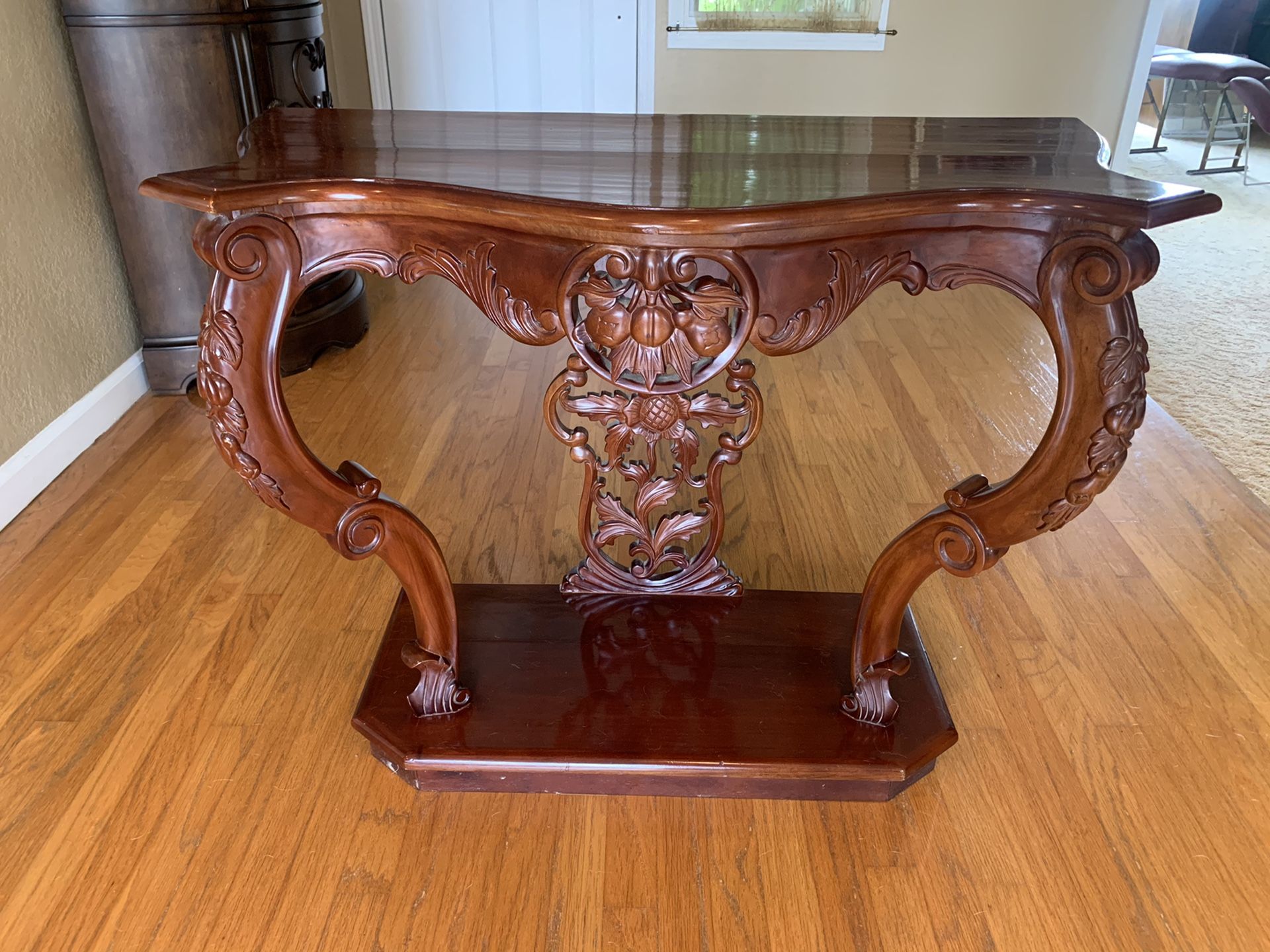 Antique entry table