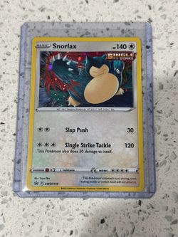Pokémon Snorlax SWSH119 Black Star Promo Holo – Mint
