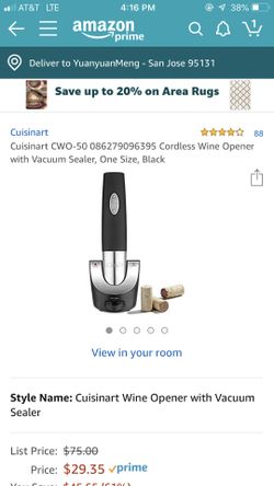 Brand new wine opener