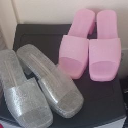 Womans Barbie Jelly Shoes