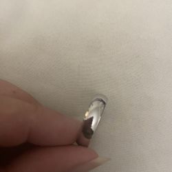 Real 925 Sterling Silver Wedding Band Size 9