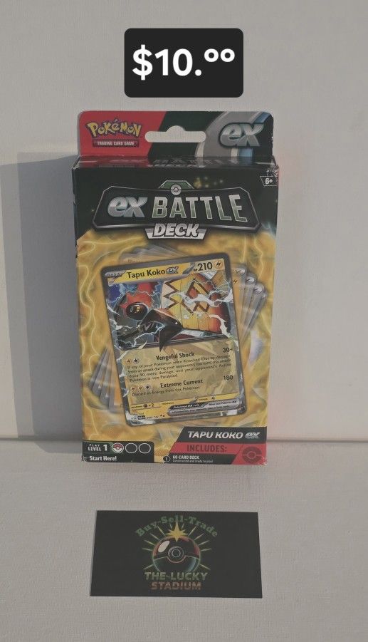 Pokemon Cards ex Battle Deck Tapu Koko Ex
