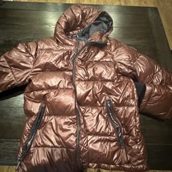 Tommy Hilfiger Puffer Jacket (Men’s Medium) – Maroon/Navy – Great Condition!