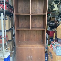 Brown Bookshelf