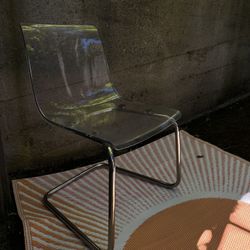 Ikea clear tobias chair 