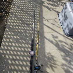 SHIMANO And  EAGLE two fishing rods with reel