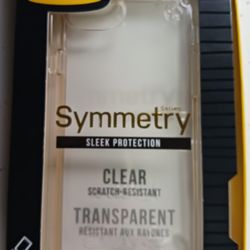 NEW OTTER BOX SYMMETRY SLEEK PROTECTION CLEAR SCRATCH RESISTANT CELL PHONE CASE ORIG. RETAIL $40