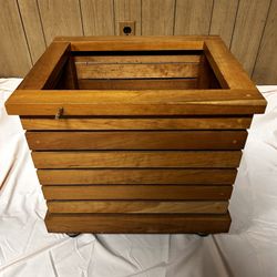 Unique Hand Made Fire Wood Or Planter Holder Box