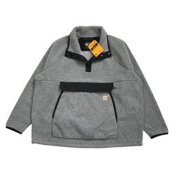 Carhartt Sherpa Pullover 2XL Womens XXL T-Snap Fleece 0J4991 Sweatshirt Crewneck
