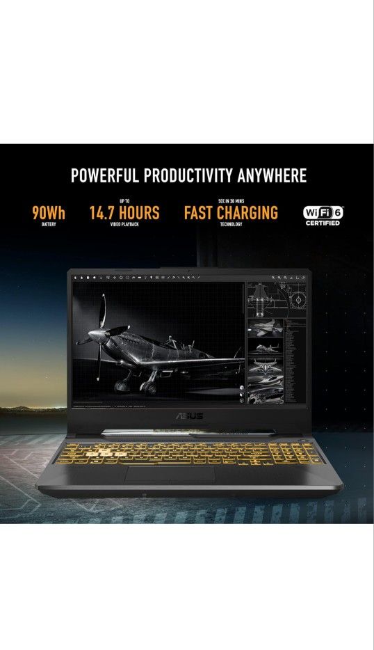 ASUS TUF F15 GAMING LAPTOP