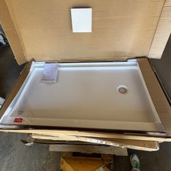 Shower Pan Base 60 X32 Right Hand Drain