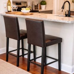 Set Of 2 Modern Bar Stools