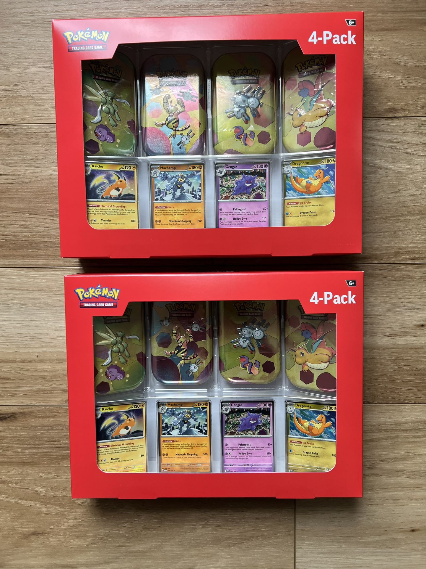 Pokémon 4-Pack Mini Tin Set – Factory Sealed