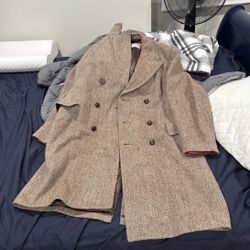 Harris Tweed trench coat