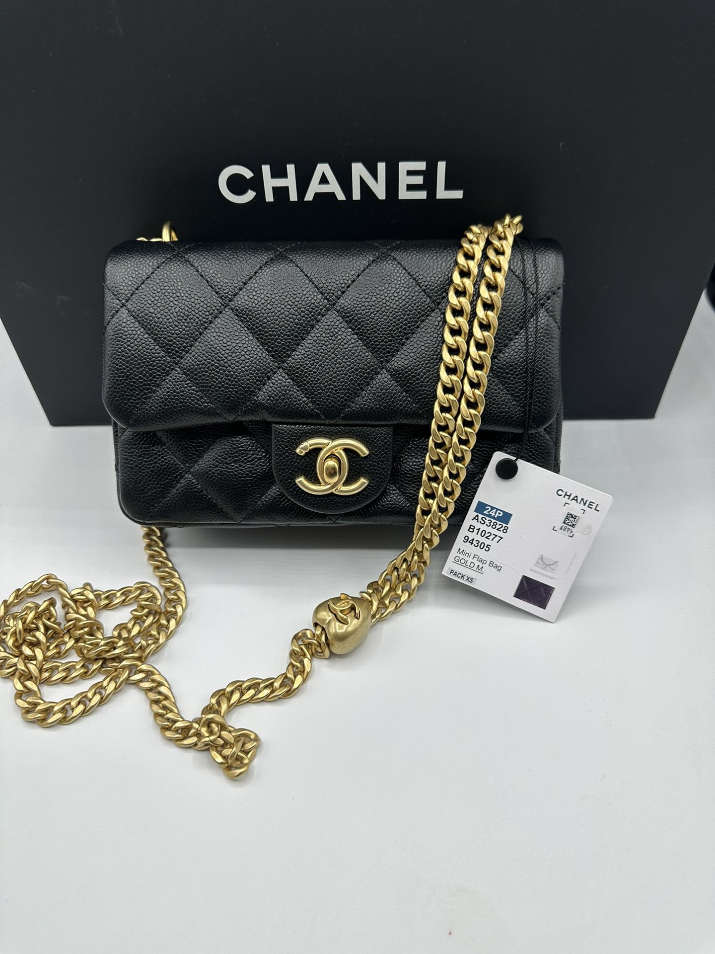 Chanel Mini Caviar Sweetheart Bag 