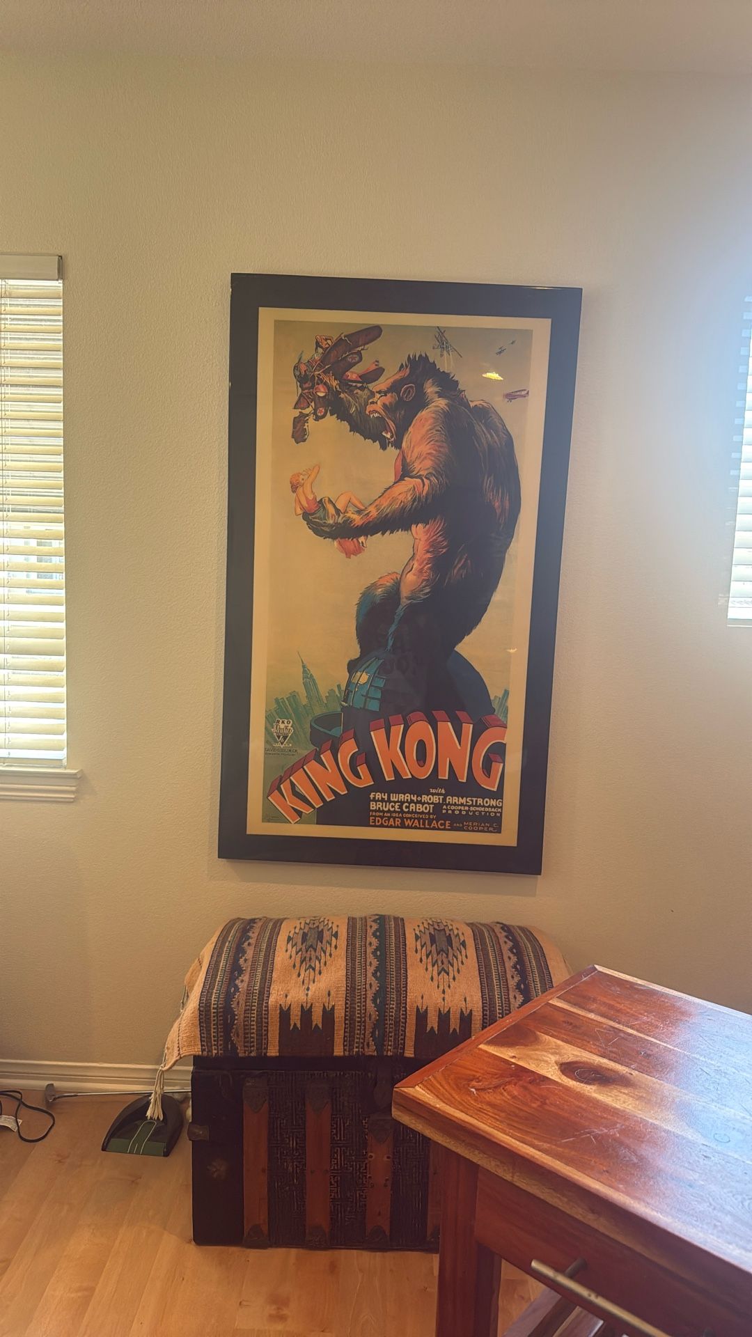 Large King Kong Picture On acrylic frame, and picture