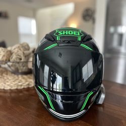 Shoei RF 1200 Dominance Racing Motorcycle Helmet Size XL w/Cardo Bluetooth