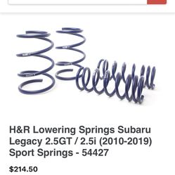 Subaru Legacy H&R Lowering Springs 