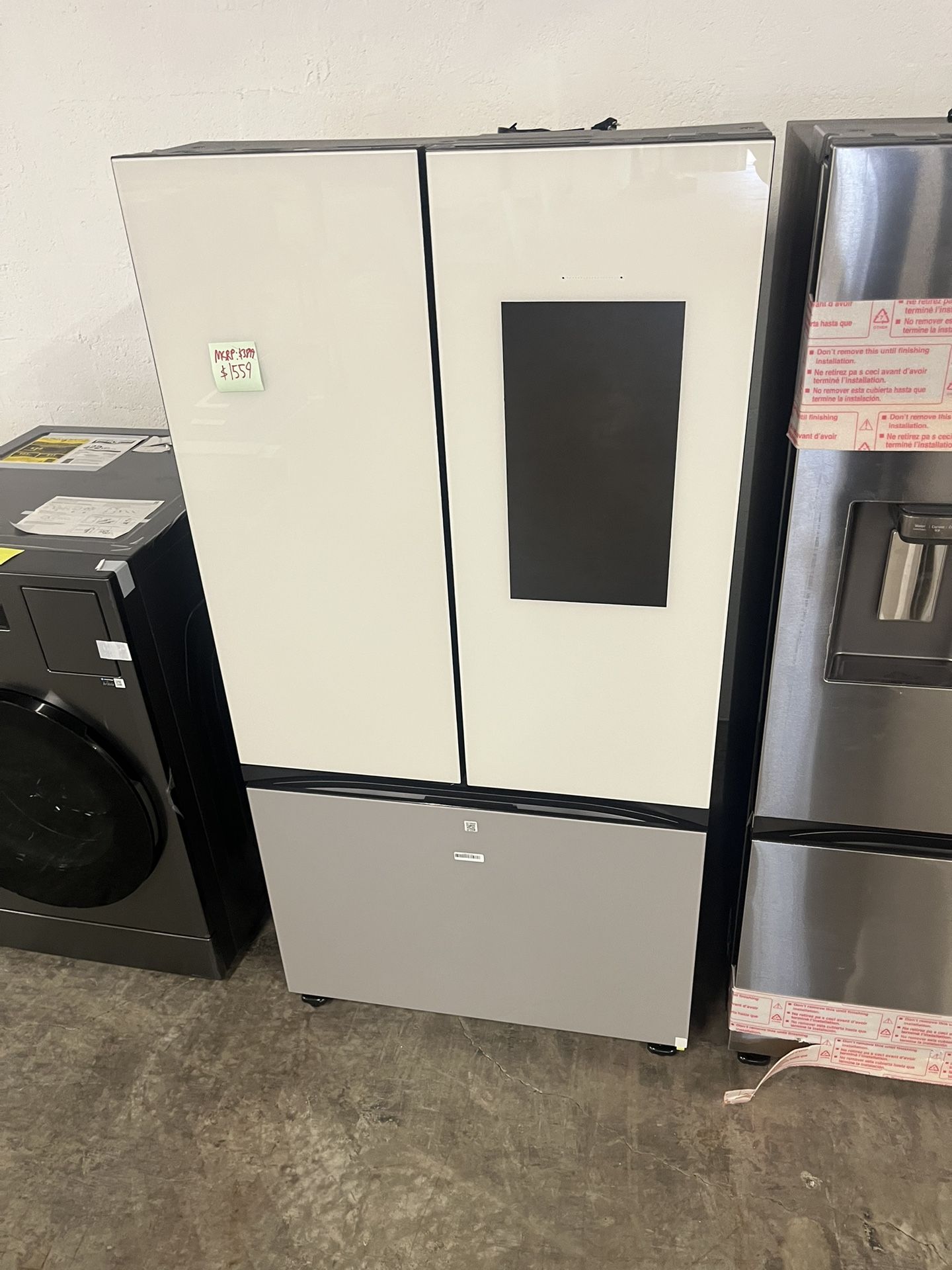 Samsung family hub refrigerators (only 3 remaining) OFFER ON EACH UNIT