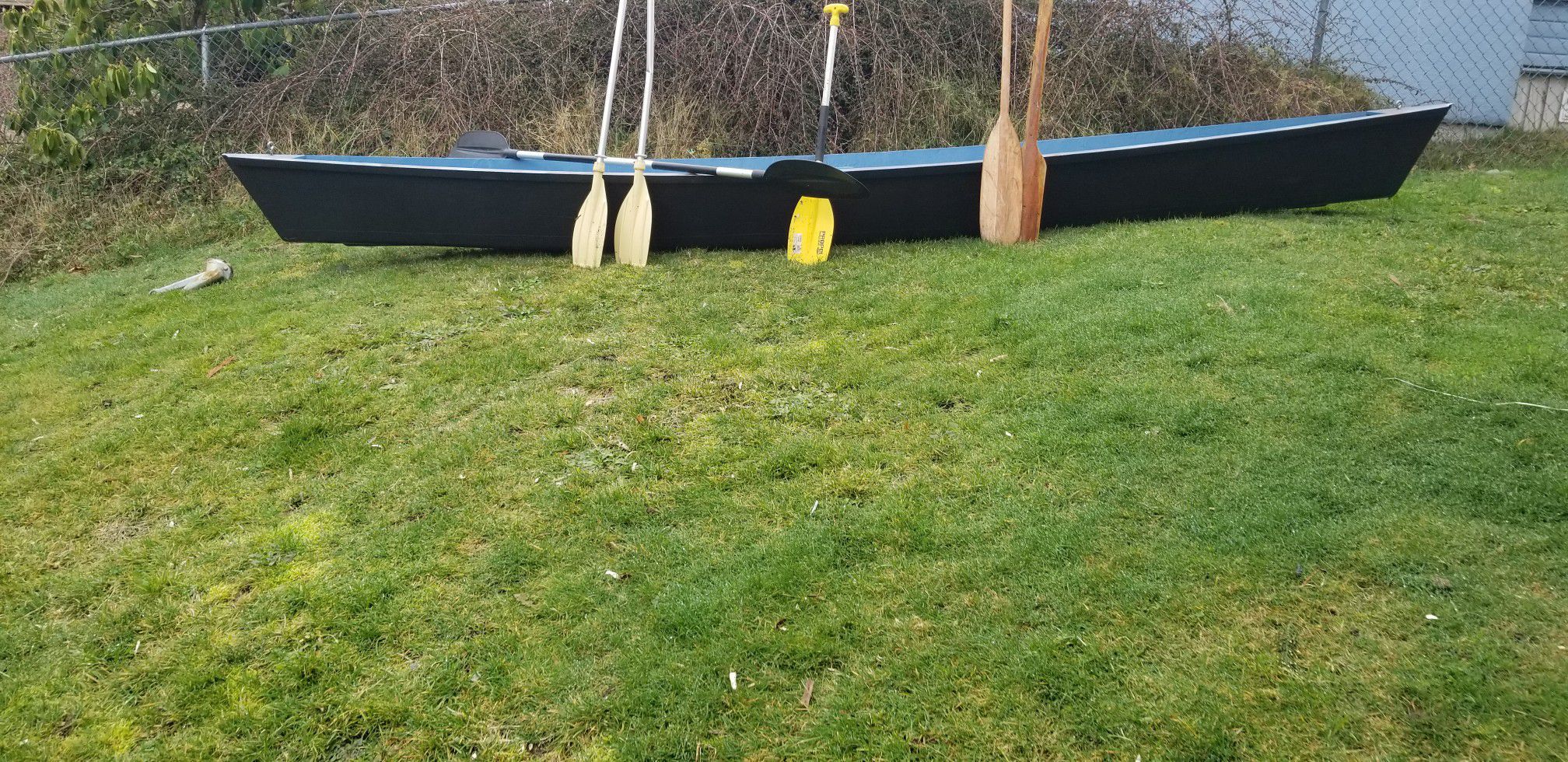 16" flat bottom canoe