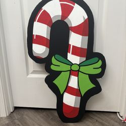 Candy Cane Yard Art - 27” Outdoor Display