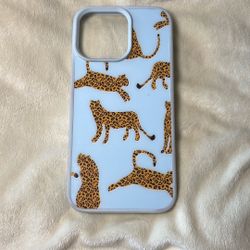 Baby Blue Cheetah  iPhone Case