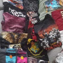 T-shirts For Sale $4 Each Concert Band Sports Funny Graphic Men's Women's Some Vintage